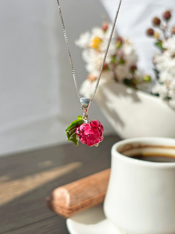 Pink Raspberry Necklace