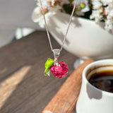 Pink Raspberry Necklace