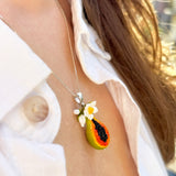 Lucky Papaya Charm Necklace