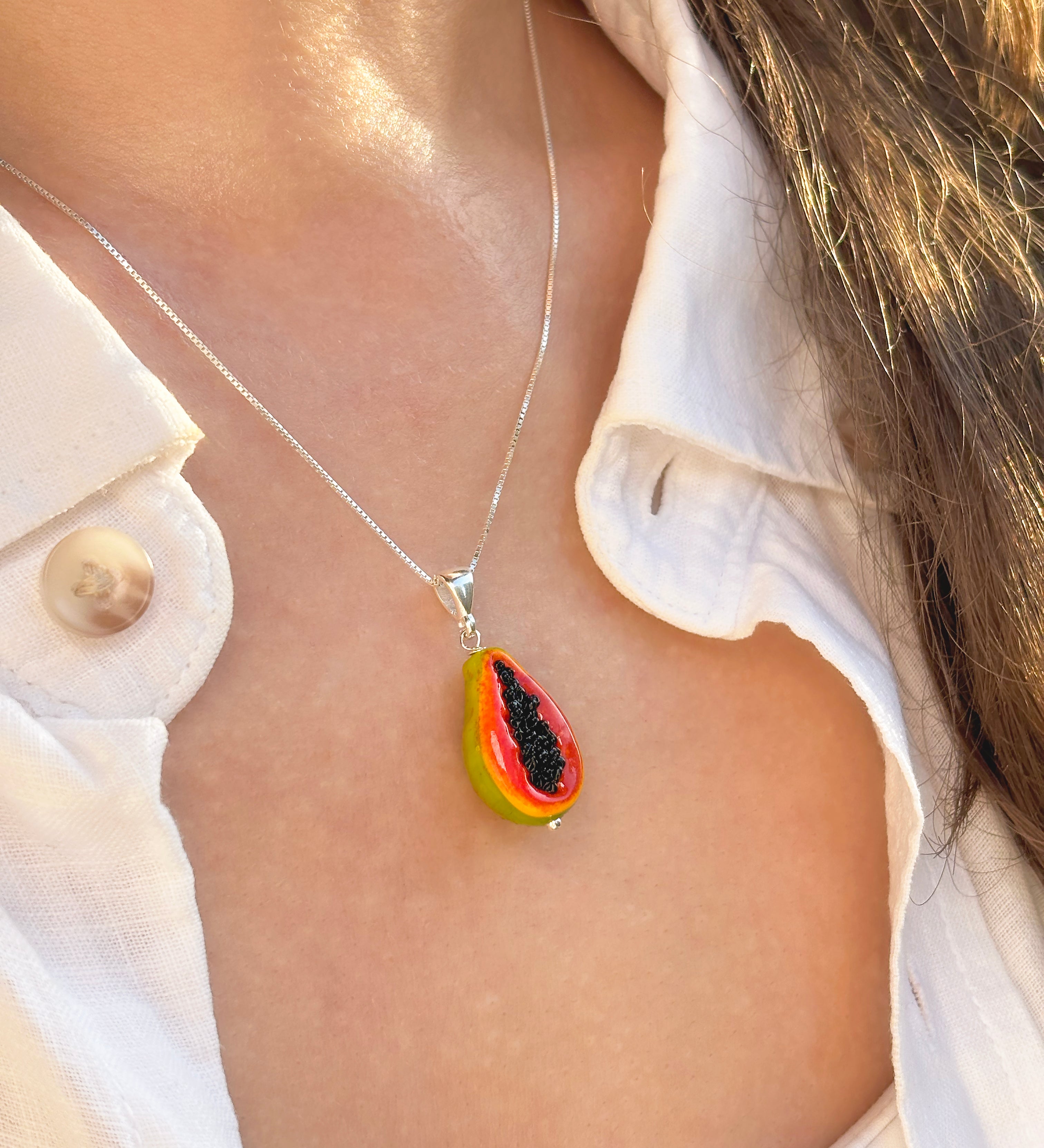 Lucky Papaya Necklace