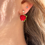 Lucky Raspberry Stud Earrings (Mini version)