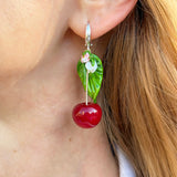 Lucky Cherry Branch Earrings