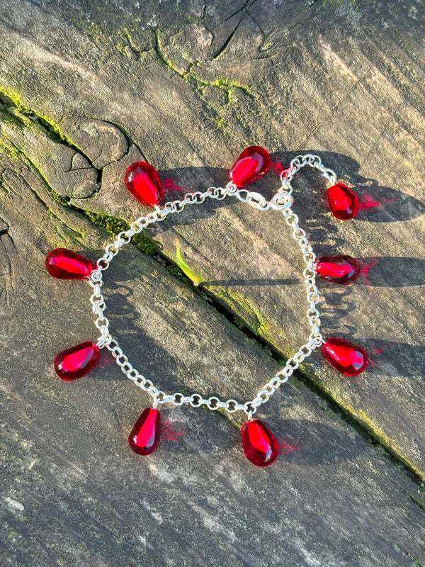 Pomegranate Seed Bracelet