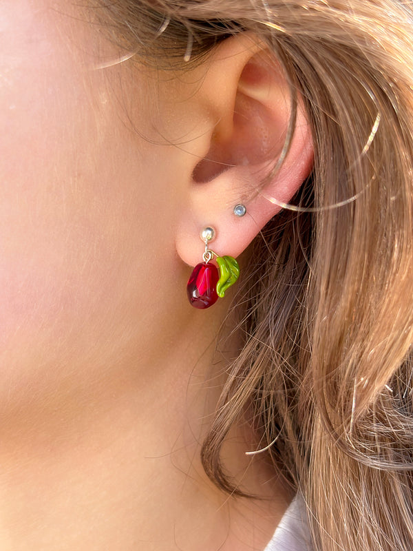 Pomegranate Seed Earrings