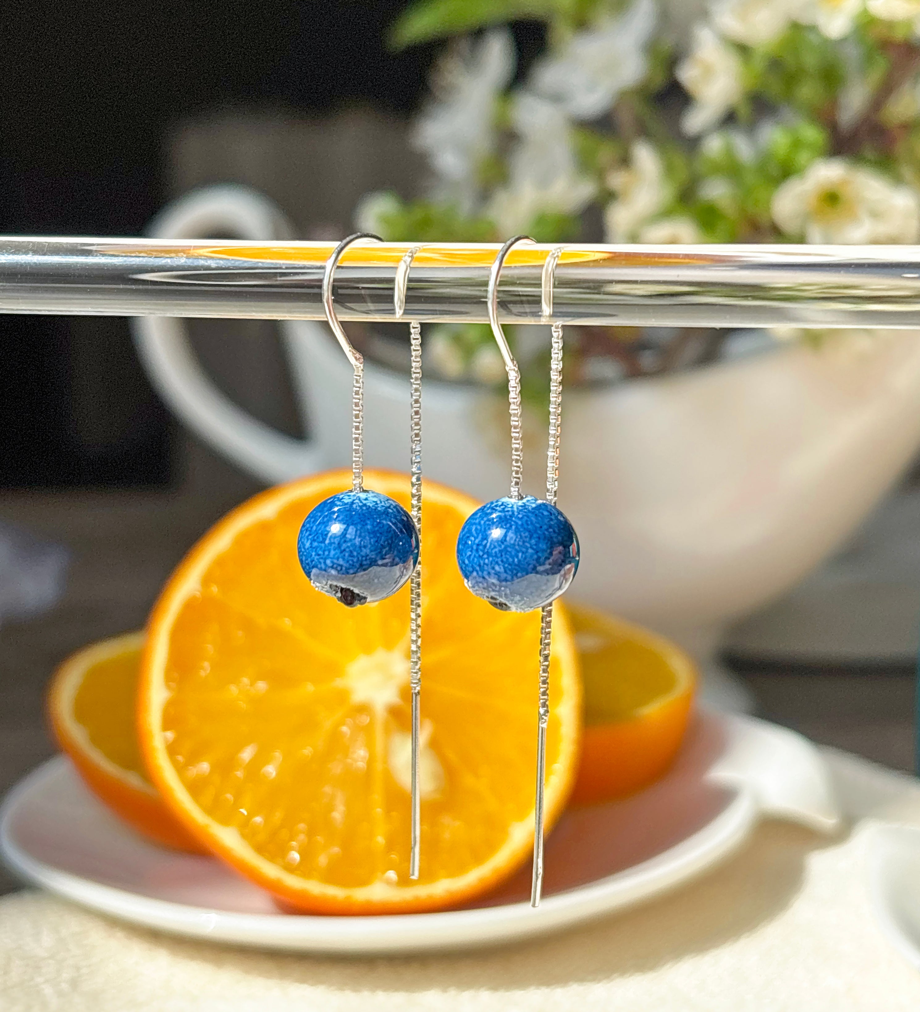 Lucky Blueberry Earrings