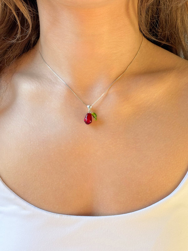 Pomegranate Seed Pendant