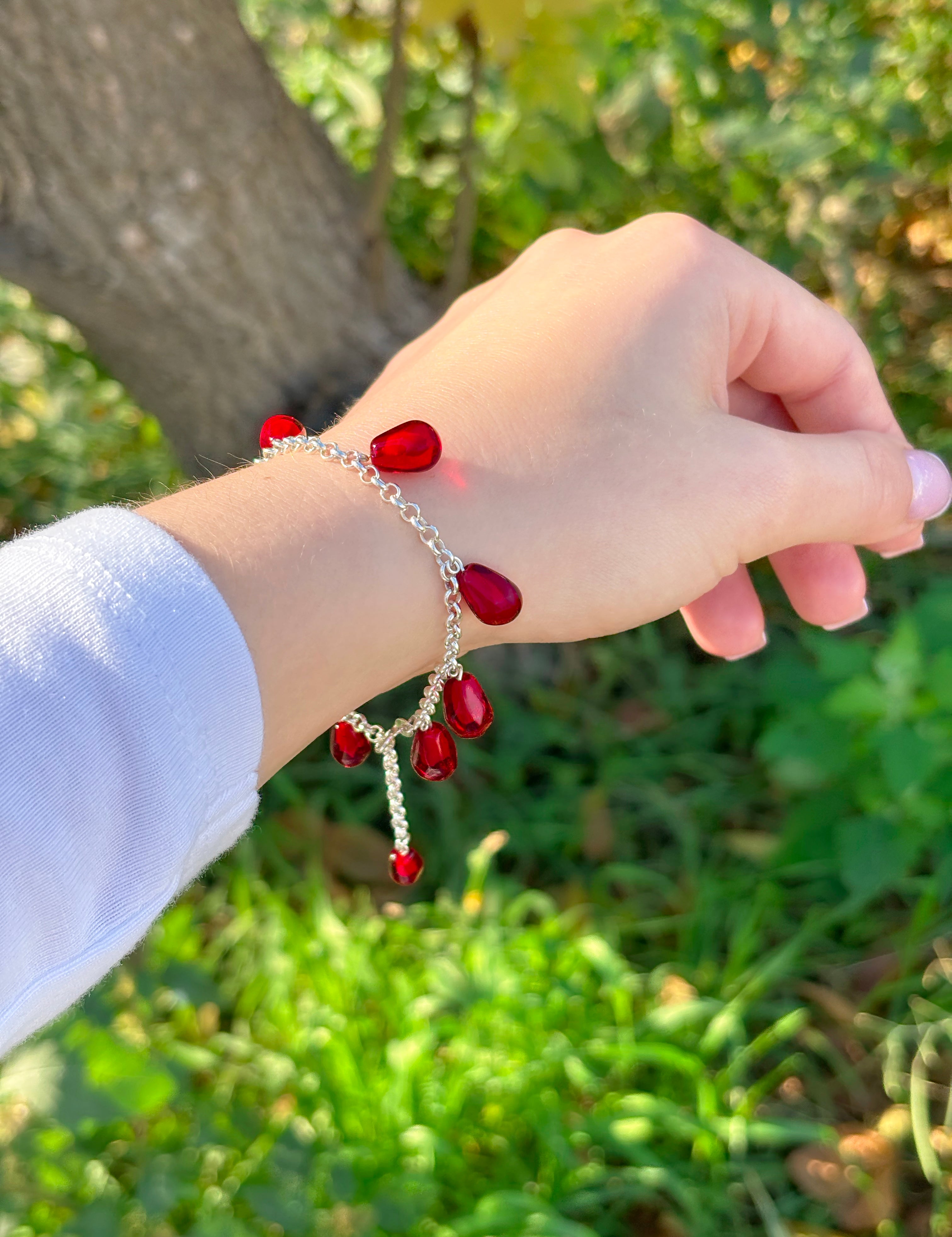 Pomegranate Seed Bracelet