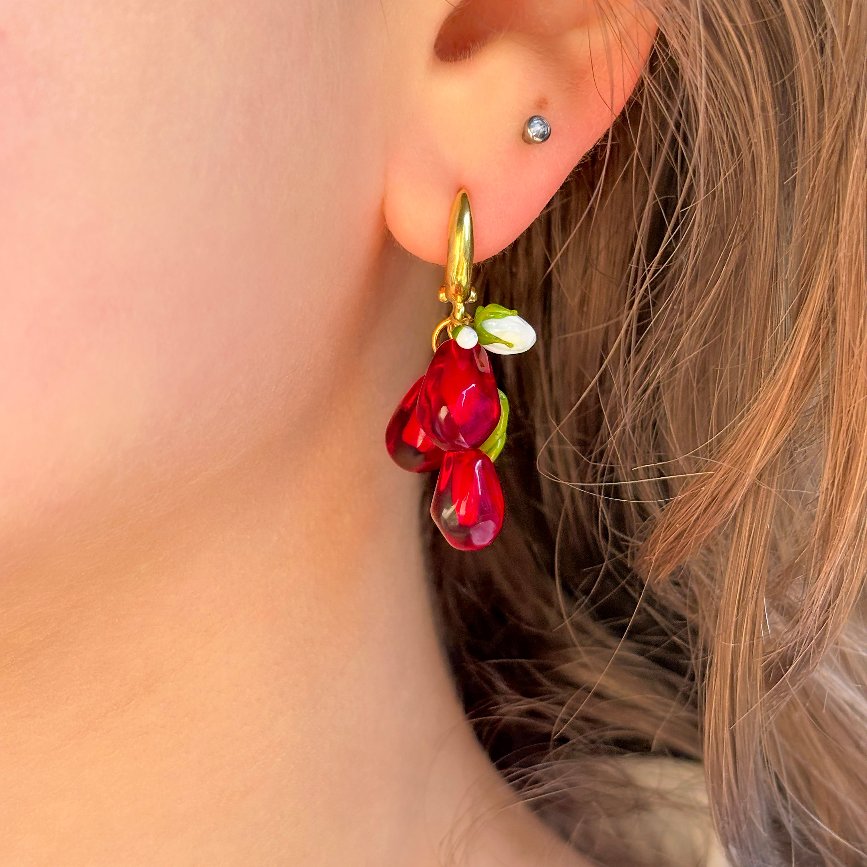 Lucky Papaya Earrings – LuckyLapki