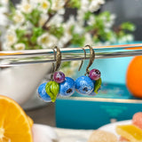 Bronze Blueberry Earrings