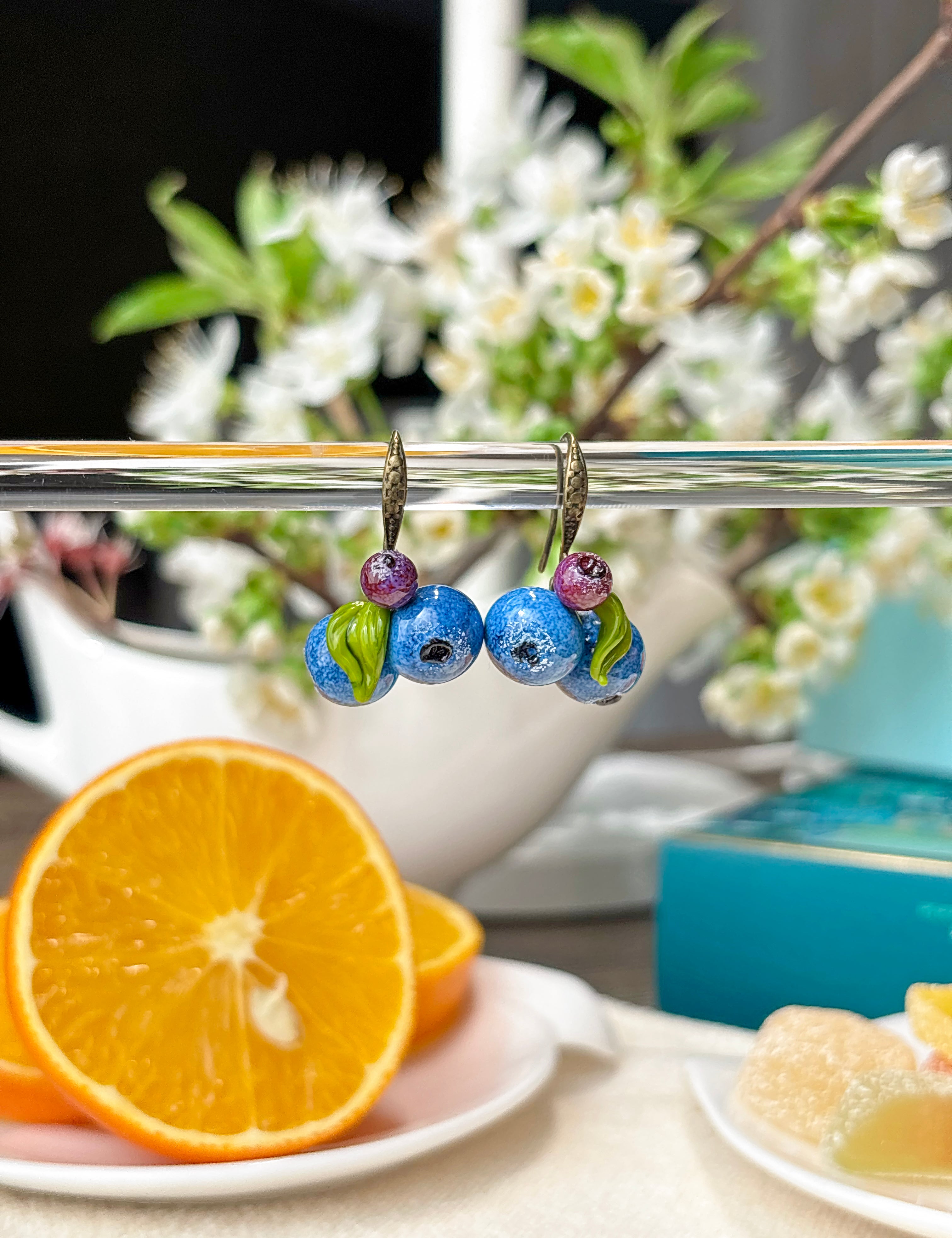 Lucky Blueberry Earrings