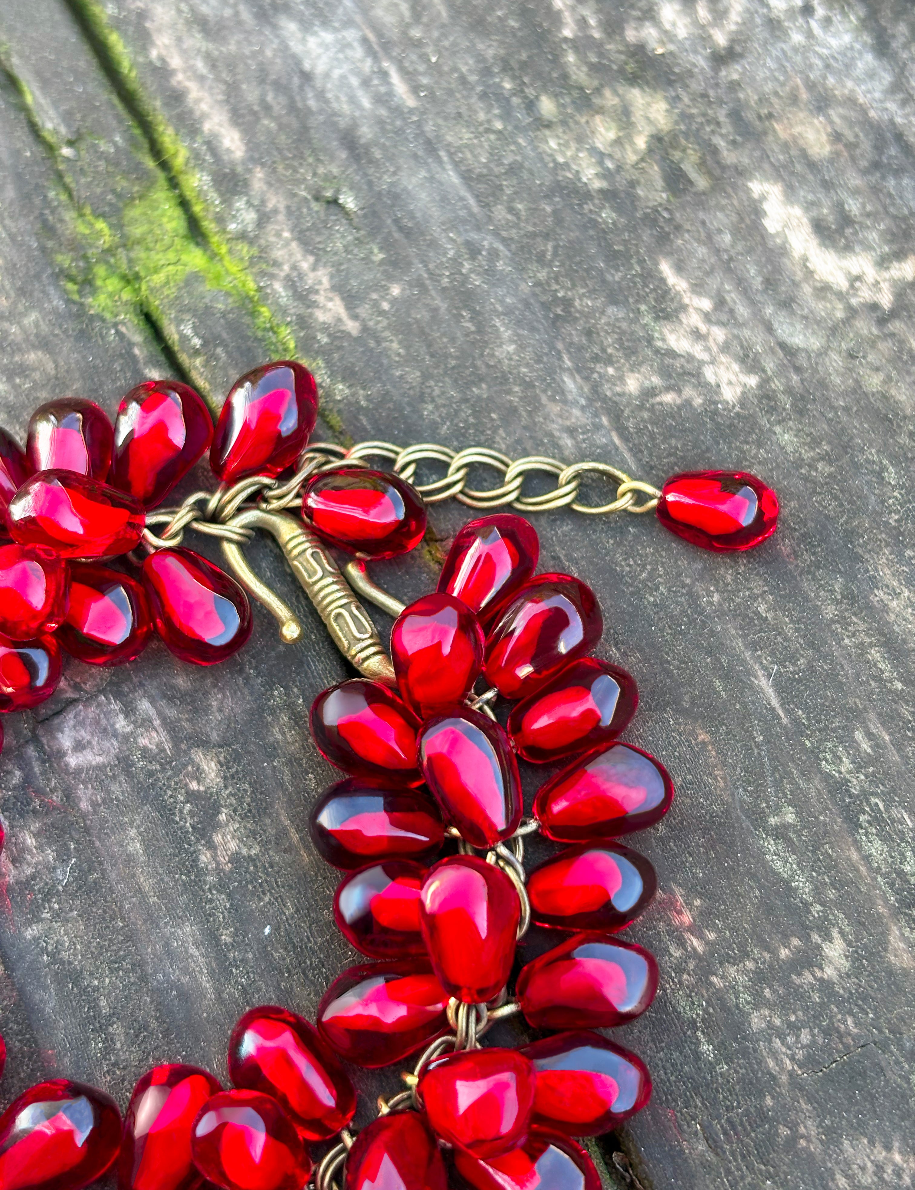 Pomegranate Seed Bracelet
