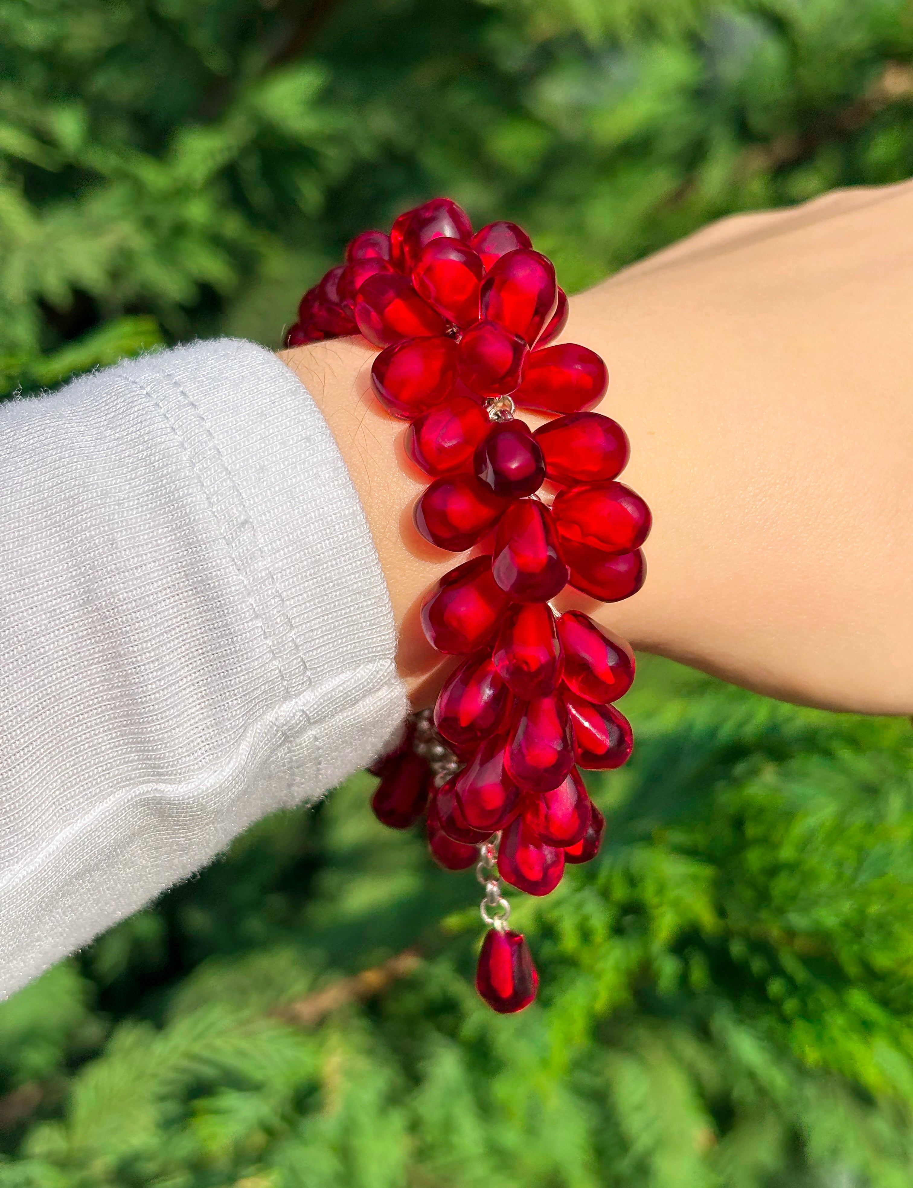 Pomegranate Seed Bracelet