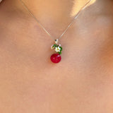 Lucky Cherry Necklace (Mini version)