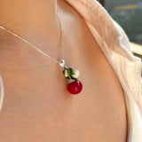 Lucky Cherry Necklace (Mini version)