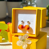Lucky Peach Earrings